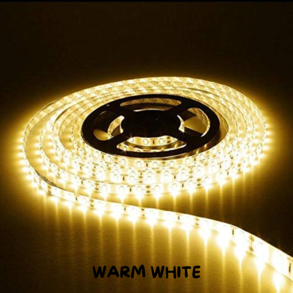 Warm White 3825 LED Strip Light - 5 Meters for Cozy, Inviting Light