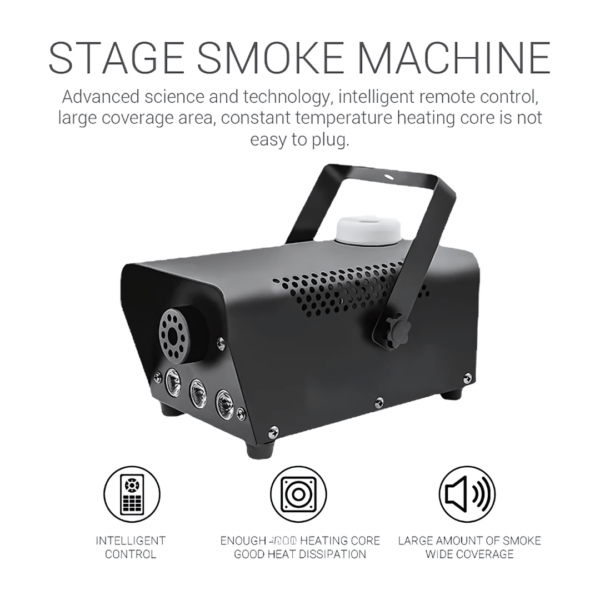 400W RGB LED Fog Machine for Stage, Parties, Weddings, and Christmas Effects - Image 5