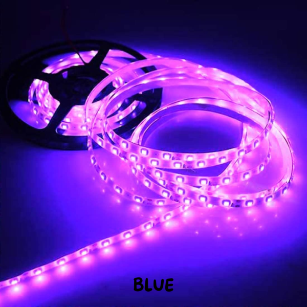 Blue 3825 LED Strip Light - 5 Meters for Cool, Dynamic Lighting