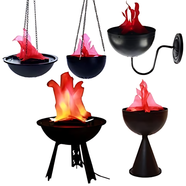 Fire Flame Mini 3-in-1 Bowl - Compact and Versatile Party Light