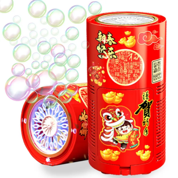 Bubble Machine Small (RED)- Flashing, Sound, Outdoor Fun