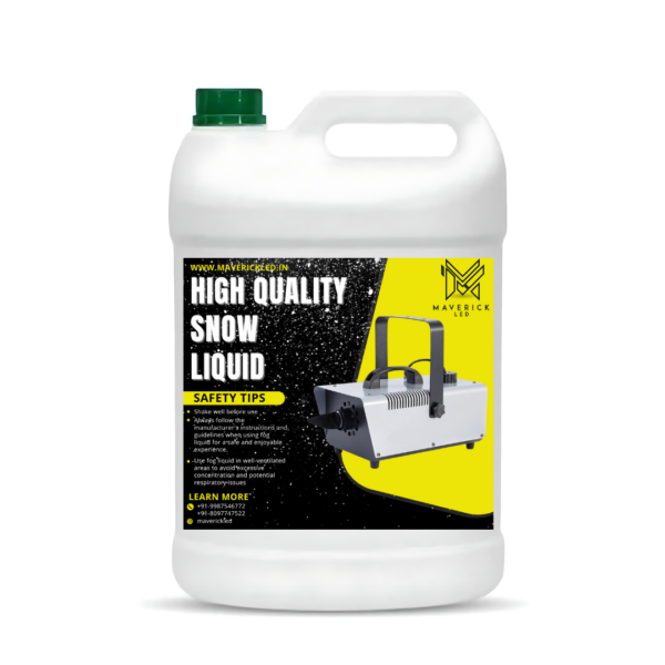 Premium Snow Liquid 5 Ltrs | Specially Formulated for Stage Snow Effects & Machines