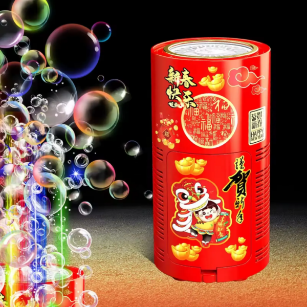 Bubble Machine Small (RED)- Flashing, Sound, Outdoor Fun - Image 3